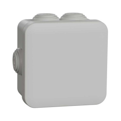 Коробка розподільча пуста 70х70х40 сіра IP55 (аналог Schneider) (96) Коробка розподільча пуста 70х70х40 сіра IP55 (аналог Schneider) (96)