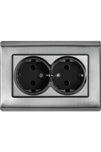 MARSHEL-GRAND Розетка 2-м. зк RS16-580
