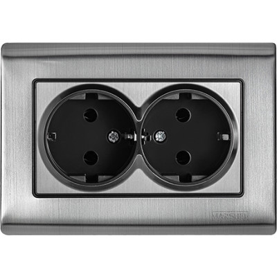 MARSHEL-GRAND Розетка 2-м. зк RS16-580 MARSHEL-GRAND Розетка 2-м. зк RS16-580