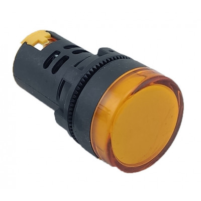 Лампа AD22DS d22mm 230В AC жовтий