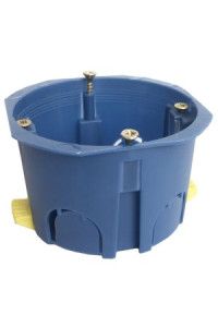 Коробка установочна d65/68-45 гіпс, пл. лапки Коробка установочна d65/68-45 гіпс, пл. лапки