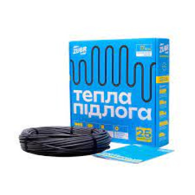 Нагрівальний двожильний кабель Zubr DC Cable 17 /  140 Вт 8м. (1.0м2) 