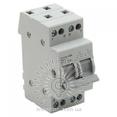 Перемикач навантаження 2P 40A 230V I-O-I Перемикач навантаження 2P 40A 230V I-O-I