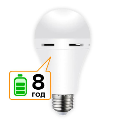 Лампа на аккумуляторі Е27 LED CT-4229 АС9W DC3W 6400K Лампа на аккумуляторі Е27 LED CT-4229 АС9W DC3W 6400K