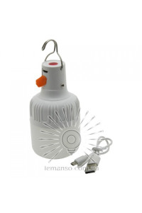 Лампа-ліхтар №1 з гачком і акумулятором, 3W 240LM 5V 400mAH 6500K Mini USB 30см, 3 режими, 60*115мм, Лампа-ліхтар №1 з гачком і акумулятором, 3W 240LM 5V 400mAH 6500K Mini USB 30см, 3 режими, 60*115мм,