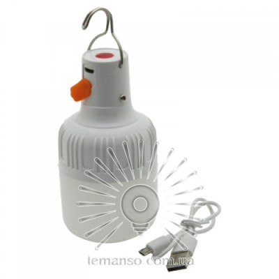 Лампа-ліхтар №1 з гачком і акумулятором, 3W 240LM 5V 400mAH 6500K Mini USB 30см, 3 режими, 60*115мм, Лампа-ліхтар №1 з гачком і акумулятором, 3W 240LM 5V 400mAH 6500K Mini USB 30см, 3 режими, 60*115мм,