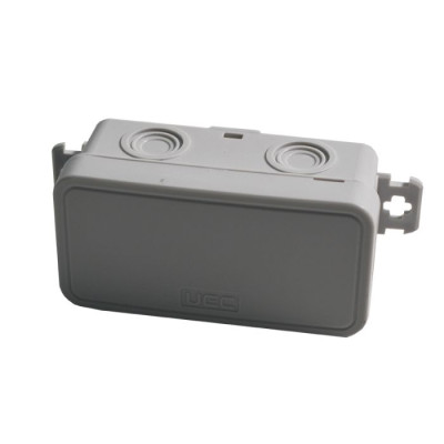 Коробка монтажна для відкритого встановлення без отворів 78х36х34 мм IP54 сіра UEC Коробка монтажна для відкритого встановлення без отворів 78х36х34 мм IP54 сіра UEC