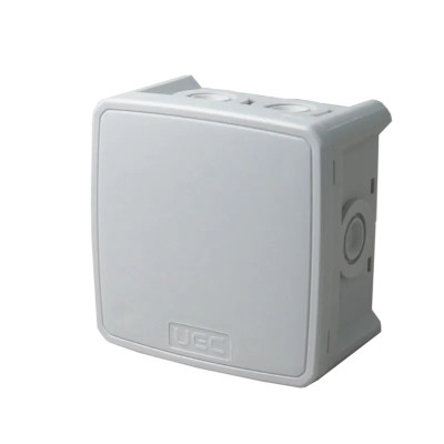 Коробка монтажна для відкритого встановлення  75х75х48 мм IP65 сіра UEC