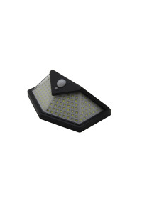 Підсвітка для стіни LED 10W 300LM IP44 6500K з дат/руху та солн. батар. / LM33013 с акку