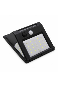 Підсвітка для стіни LED 5W 240LM IP44 6500K з дат/руху та солн. батар. / LM33015 с акку