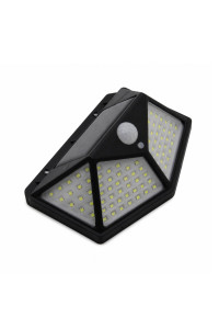 Підсвітка для стіни LED 5W 250LM IP44 6500K з дат/руху та солн. батар. / LM33014 с акку