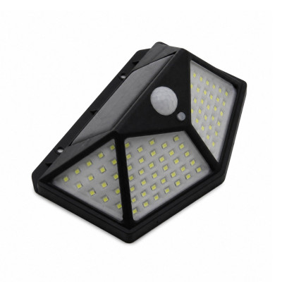 Підсвітка для стіни LED 5W 250LM IP44 6500K з дат/руху та солн. батар. / LM33014 с акку