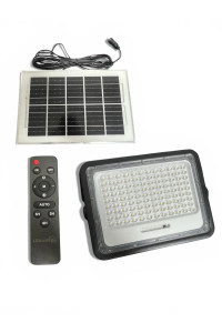 Прожектор 200W 6500K LED+сон. панель+пульт+акум / LMB33022 Прожектор 200W 6500K LED+сон. панель+пульт+акум / LMB33022
